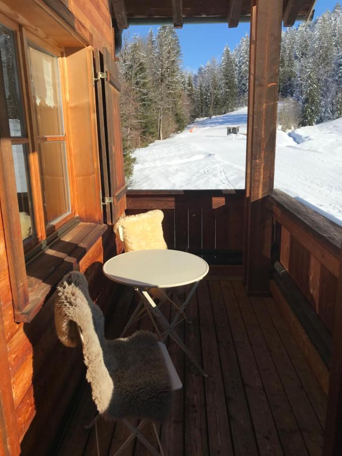 Ferienwohnung Morgentau Am Rande Der Wildnis Sibratsgfäll Exteriér fotografie